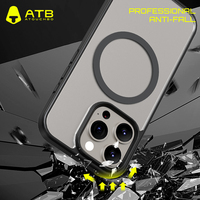 Coque de téléphone magnétique à macropores ATB Wholesale, dernière nouveauté pour iPhone 17, 16, 15, 14, 13 Pro