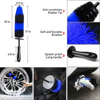 Ensemble de 20 gants éponge pour lavage de voiture, outils de nettoyage et de détaillage des roues et des pneus