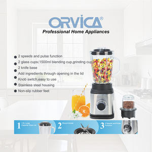خلاط كهربائي من الفولاذ المقاوم للصدأ من أورفيكا 9 في 1 خلاط عصائر ORM-1603 - Product Image 2