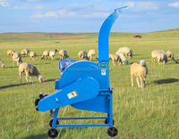 Hachoir automatique très efficace pour le fourrage de l'herbe machine de coupe-paille pour l'alimentation des animaux