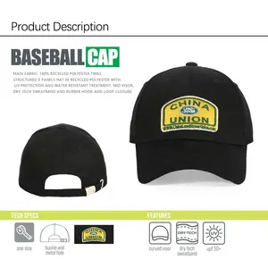 Alta qualità alta corona cappellini da baseball logo personalizzato 6 pannello personalizzato ricamo logo uomo donna che corre golf sport cap