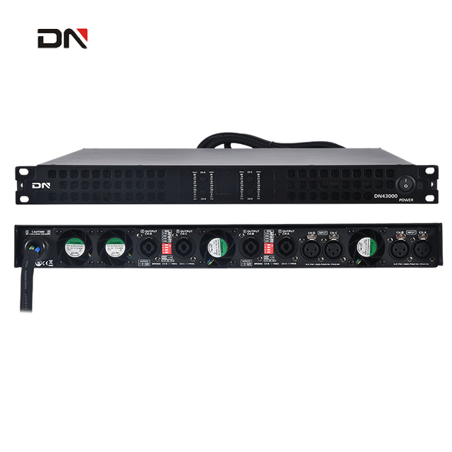 High Quality Power Amplifier Class D 1U 4 Channel 4x5000W Professional Audio Power Amplifier
