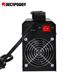 Decapower-jaula de soldadura con electrodos, inversor igbt, palos de CC, zx7-120, mini máquina de soldadura por arco, mma, 2,5mm