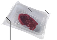 Sus 304 Roestvrijstalen Pe Plastic Huishoudfolie Afdichtingslade Vacuümsluitmachine Voor Het Verpakken Van Fruitvlees Fastfoodkom Op Maat