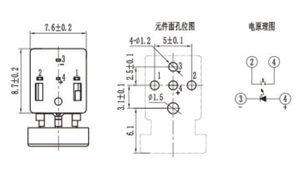 6x 9mm <span class=keywords><strong>smd</strong></span> אנכי <span class=keywords><strong>tact</strong></span> מוארת לחצן מתג 4 pin 6x 9x 13.2 מ "מ הוביל בצד pcb smt לדחוף מתג עבור בקרת כוח - Product Image 5