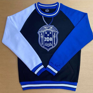Sudadera de Alta Calidad Zeta Phi Beta, Bordada en Algodón, Transpirable, Estilo Urbano, Personalizada, Cuello Redondo, Sudadera de Sororidad, Suéter Tejido - Product Image 3