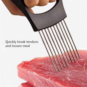 Cuchillo de Cocina para Cortar Cebolla y Tomate, Tipo Aguja, de Grado Alimenticio, Seguro y Portátil, con Soporte para Cebolla - Product Image 5