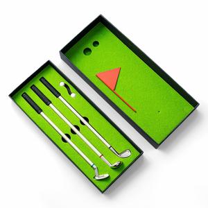 Premium Creative 3-in-1 Mini Club Metal Ballpoint Golf <b>Pen</b> Set 0.7 mm Writing Width Custom Logo Office Gift - Product Image 1
