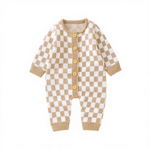 Combinaison bébé unisexe Mia Factory RTS en tricot de spandex/coton avec fermeture éclair pour le printemps - Product Image 2