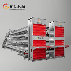 Équipement <span class=keywords><strong>d</strong></span>'élevage <span class=keywords><strong>de</strong></span> poulets automatique complet <span class=keywords><strong>de</strong></span> type A à 4 niveaux, cage en batterie galvanisée à chaud avec courroie <span class=keywords><strong>de</strong></span> nettoyage automatique du fumier - Product Image 2