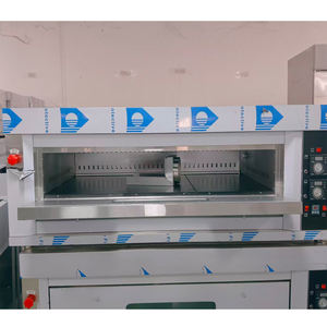 Four à pizza à gaz commercial à 2 étages et 6 plateaux, <span class=keywords><strong>prix</strong></span> des fours de boulangerie, four à vapeur en <span class=keywords><strong>pierre</strong></span>, équipement de cuisson - Product Image 5