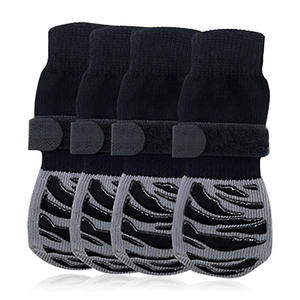 Ldf गैर-पर्ची लुभावनी pvc मुद्रित आकस्मिक कुत्ते के मोजे मध्यम/बड़े कुत्तों के लिए सभी मौसमों के साथ मध्यम/बड़े कुत्तों के लिए सभी मौसमों - Product Image 5