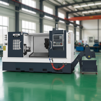 Centre de tournage CNC 3 axes Fanuc à lit incliné, usage intensif, mono-broche, haute précision, avec déplacement de 3000 mm