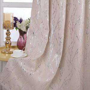 Tende oscuranti di lusso moderno per la camera da letto Home Cafe stile pieghettato con il modello solido ricamato tende della <span class=keywords><strong>finestra</strong></span> per l'hotel - Product Image 3