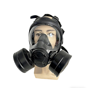 CE Certified Factory Silicone High Quality Anti Nuclear Radiation Gas Mask Against Chemical Industrial Full <b>Face</b> Respirator - Product Image 1