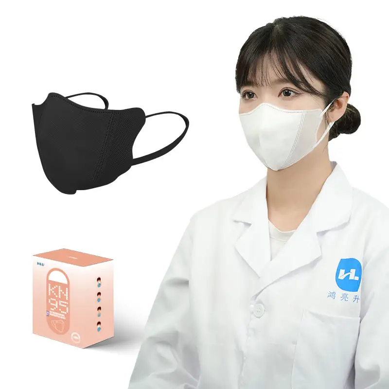 Hot Sale KF94 Mask 4 Layers Colorful 3D Korean Mask Korea Fish Shape Protective Facemask KF94 Disposable Manufacturers
