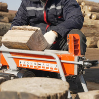 Fendeuse à Bois à Prix Abordable, Machines Forestières Entraînées par PDF avec Lève-Bûches, Machine de Traitement du Bois