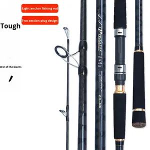 <span class=keywords><strong>Canne</strong></span> à pêche en carbone personnalisée par une usine chinoise OEM, pour lancer des leurres, 2,4 m, 2,7 m, 3 m, 40-80 lb - Product Image 4