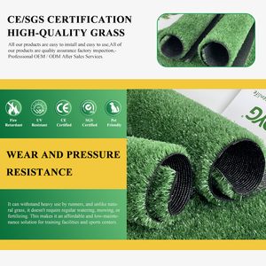 Gazon synthétique en rouleau, tapis de pelouse artificielle, tapis vert réaliste pour l'aménagement paysager du <span class=keywords><strong>jardin</strong></span> - Product Image 3