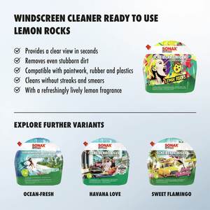 Limpiador de Discos Hecho en Alemania Listo para Usar Lemon Rocks (3 Litros) Limpiador de Vidrios para Ventanas de Automóviles - Product Image 2