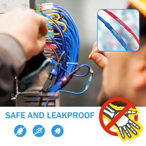 Connecteurs de fils thermorétractables, 130 pièces, assortis AWG 22-16 16-14 12-10 26-22, boîtier en plastique, connecteurs automobiles - Product Image 2