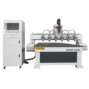 Jinan factory Multi Spindle Wood Plate Material Relief CNC Sculpture Engraving Machine multi head wood router