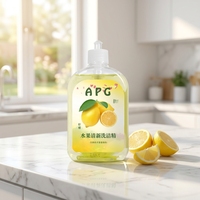 Fabrieksgroothandel Citroen Natuurlijk Fruit Frisse Geur Huishoudelijke Afwasmiddel voor Afwas, Fruit en Groenten