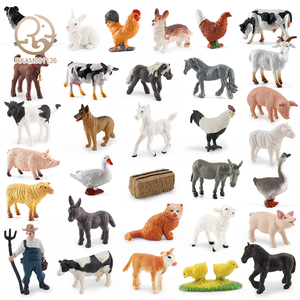 Nouvelle éducation unisexe PVC Zoo animaux jouets réaliste ferme et forêt animaux sauvages Figurines Simulation jouets en plastique enfants tout-petits - Product Image 3