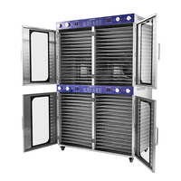 64 Bakjes Commerciële RVS Voedseldehydrator Droogmachine voor Voedselverwerking Mango's Fruit Groenten