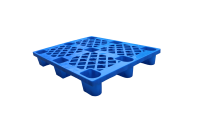 NEXARA Bonne Qualité Charge Statique 4t 1008 1000*800*140mm Grille Surface Nine Runner Hdpe Palette Plastique Jetable pour le Stockage