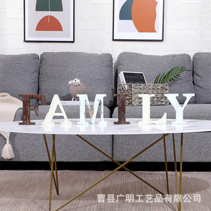 Wooden <b>Wall</b> Signs <b>Letter</b> Pendants Irregular Shape Home Decor For Living Room Bedroom Guesthouse - Product Image 2