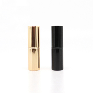 Rouge à lèvres en aluminium de luxe Tubes vides Alun <span class=keywords><strong>Tube</strong></span> d'emballage de cosmétiques de haute qualité Texture rayée 3.5ml <span class=keywords><strong>AL</strong></span> Chip Stick Mini Tubes - Product Image 2