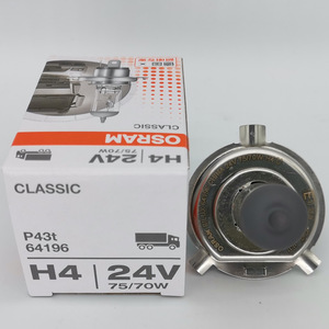 หลอดไฟหน้า <span class=keywords><strong>H4</strong></span> <span class=keywords><strong>OSRAM</strong></span> P43t 24V 75/70W 64196แบบคลาสสิคสำหรับรถบัส - Product Image 3