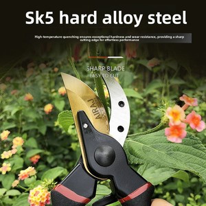 กรรไกรตัดแต่งกิ่งเหล็ก SK5 ป้องกันสนิม ประหยัดแรง ยี่ห้อ Arrizer สำหรับทำสวน ตัดกิ่งผลไม้และกิ่งดอกไม้ อุปกรณ์เก็บผลไม้ - Product Image 3