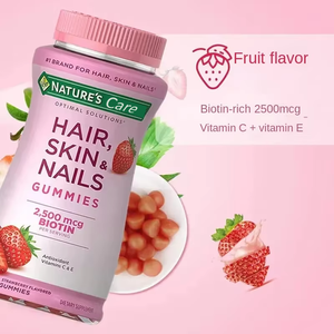 Kadın iç sağlık güzellik genç cilt sıkılaştırıcı vitamin takviyesi için 80 Gummies kollajen Biotin saç cilt tırnak çözümleri - Product Image 1