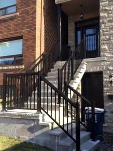 Hiện đại được thiết kế ngoài trời nhôm cầu thang lan can với Glass & thép không gỉ tay vịn cho biệt thự ban công - Product Image 6