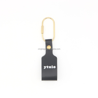 Porte-clés de luxe personnalisé avec logo imprimé, coloré, en cuir PU créatif, avec mousqueton verrouillable