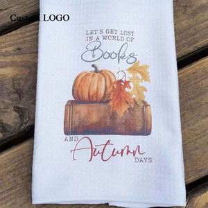 Serviettes en polyester écologiques imprimées par transfert thermique pour la promotion, la cuisine et la salle de bain - Product Image 1