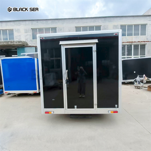 Blackser 5.7m thép không gỉ truy cập xe tải thực phẩm di động với tủ lạnh & Vỉ nướng cho các nhà cung cấp đường phố - Product Image 3