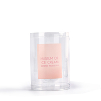Boîtes d'emballage cylindriques en plastique acétate transparent de grande taille, emballage cylindrique pour fleurs