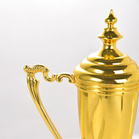 Coupe de trophée de luxe en cristal écologique avec base gravée style ange, tailles personnalisables, pour cadeaux promotionnels