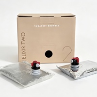 Distributeur de sacs à bavoirs jetables 1L 2L 3L en boîte, boîte en papier pour jus, café chaud, emballage de boissons liquides