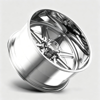Nouvelles jantes en alliage d'aluminium forgé à profil profond, finition brillante, ajustement universel 22x12 24x14 26x16 6x139.7 8x170 pour 4x4, SUV, pick-up, jantes sport