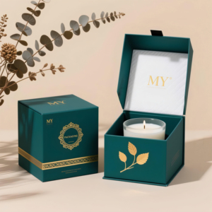 Caja Rígida Magnética de Lujo con Logotipo Personalizado, Caja de Regalo Plegable con Cierre Magnético para Velas, Joyería, Perfume, Embalaje de Cosméticos - Product Image 3