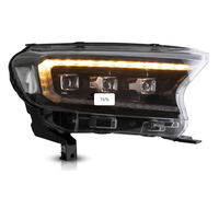 Phares LED VLAND certifiés E-Mark DOT pour Ford Ranger 2015-2024, projecteur matriciel avec clignotant dynamique