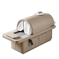 Lit de moxibustion intelligent 18-en-1 électronique sans fumée en PVC, spécial salon de beauté, lit de massage de médecine chinoise