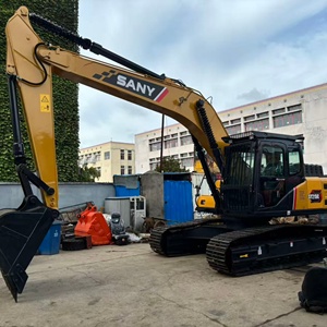 SANY SY215C Crawler Excavator Yellow <b>Dragon</b> Decal Used Construction Equipment Cummins Engine Hengli Hydraulic Motor PLC Gear - Product Image 1