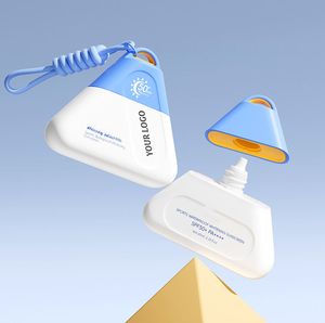 <span class=keywords><strong>Crema</strong></span> Solare Personalizzata Sportiva Impermeabile Sbiancante SPF50 PA++++ Design Triangolare Portatile con Cordino <span class=keywords><strong>per</strong></span> Viaggi all'Aperto - Product Image 5