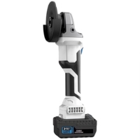 Meuleuse d'angle sans fil professionnelle sans balais 21V 1 batterie chargeur étui pour la coupe et le meulage du métal et du bois - Meuleuse d'angle