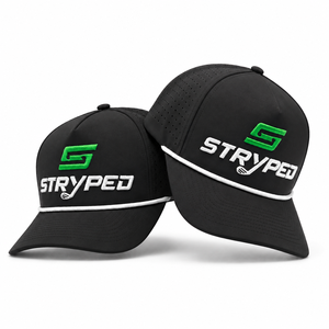 Gorra de Golf Personalizada al por Mayor, de 5 Paneles, Impermeable, con Perforaciones Láser, Logotipo Bordado en 3D, Secado Rápido, para Deportes al Aire Libre, OEM - Product Image 1